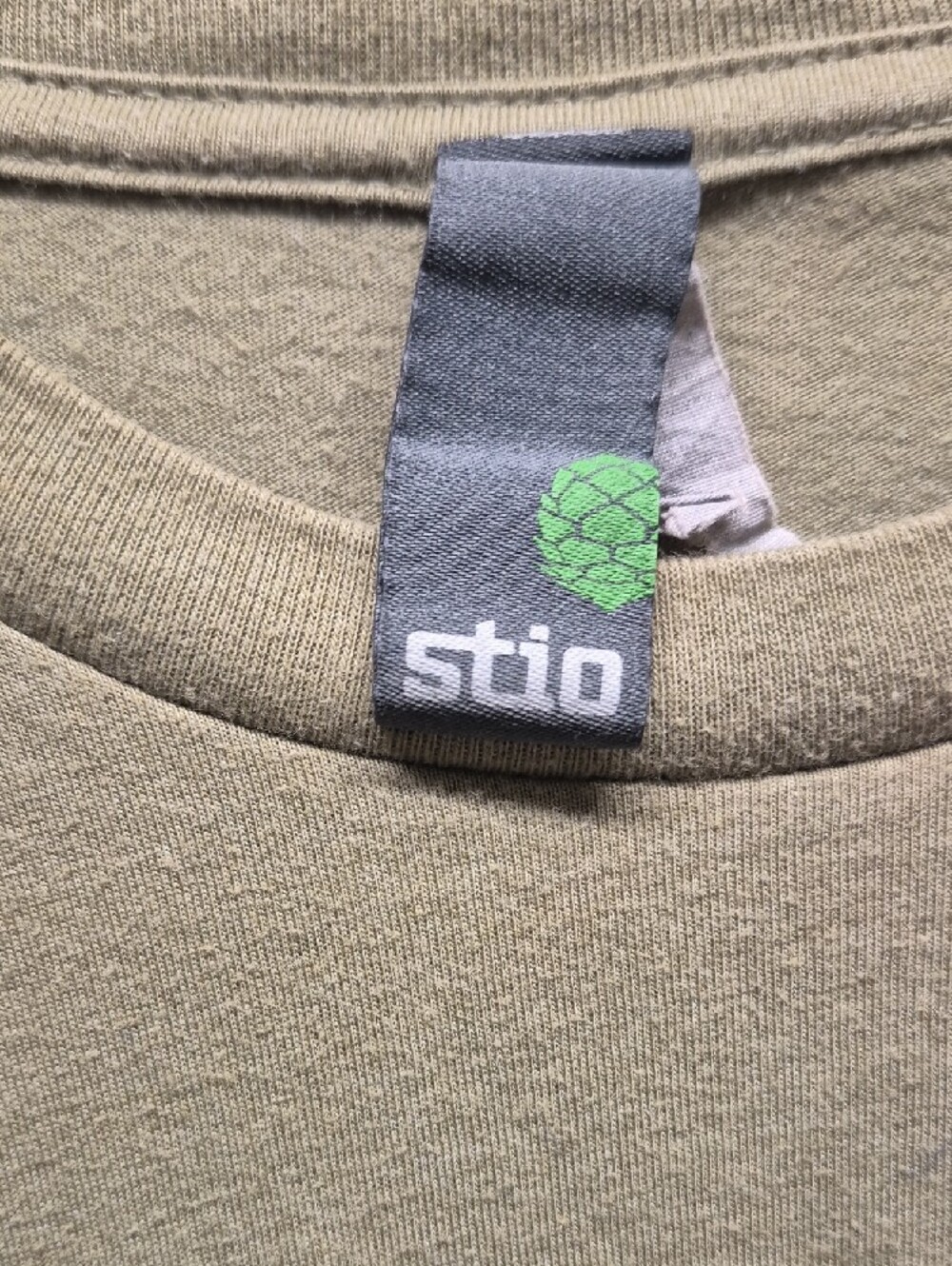 Stio Olive Green Short-Sleeve Tee with Blue Mountain Graphic - Picture 3 of 5